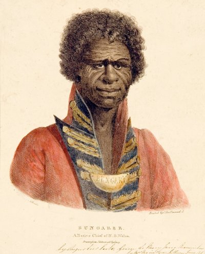 Bungaree A Native Chief of NS Wales بواسطة أوغسطس ايرل